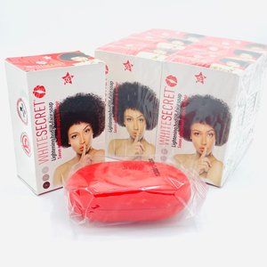 Set of 4 WHITE SECRET Lightening Body & Face Soap 190g